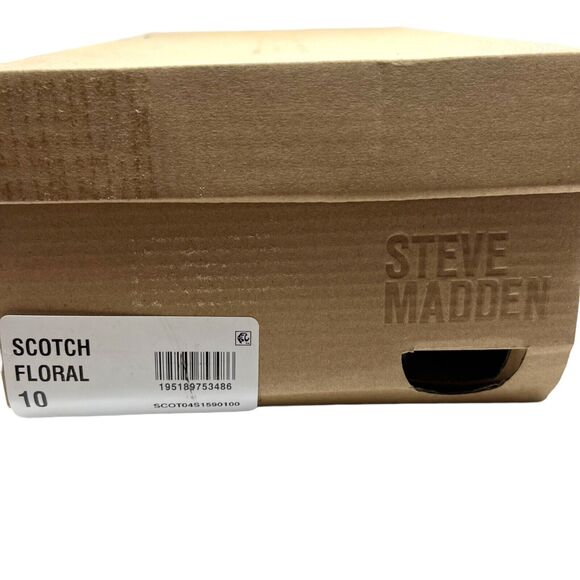 Steve Madden Slip on Sneakers Scotch Floral Women Size 10 New in Box with Dust - Picture 4 of 16